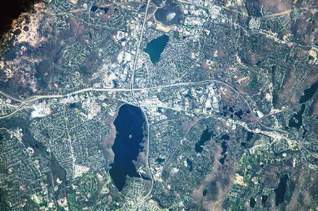 Parsippany from space